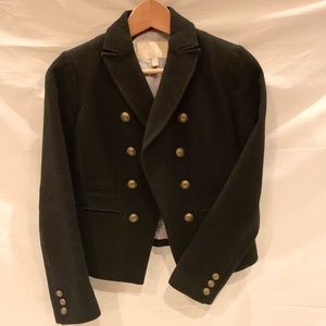Banana Republic Black Preppy Peacoat